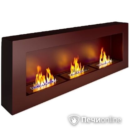 Биокамин ЭкоЛайф Fire Line black burgundy Арома в Люберцах